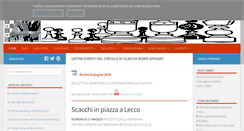 Desktop Screenshot of leccoscacchi.it